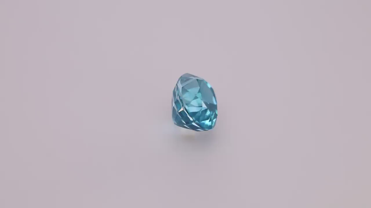 Blue Zircon 5.21 ct